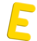 A Yellow E